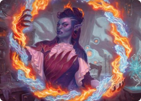 Rootha, Mercurial Artist Art Card [Strixhaven: School of Mages Art Series] | Shuffle n Cut Hobbies & Games