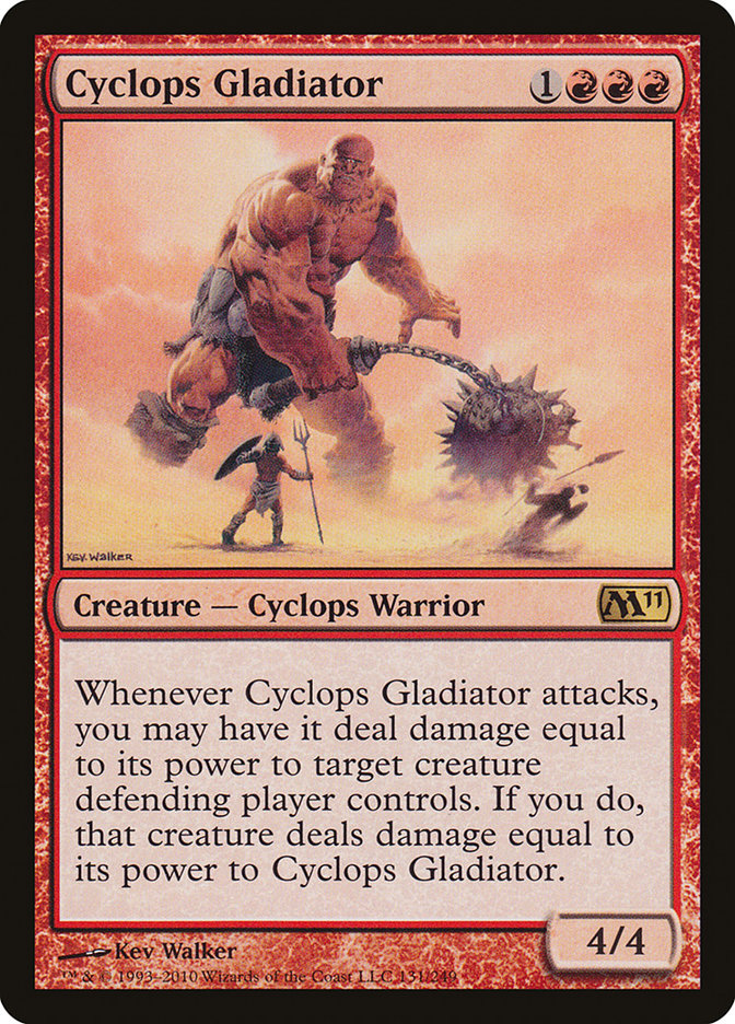 Cyclops Gladiator [Magic 2011] | Shuffle n Cut Hobbies & Games