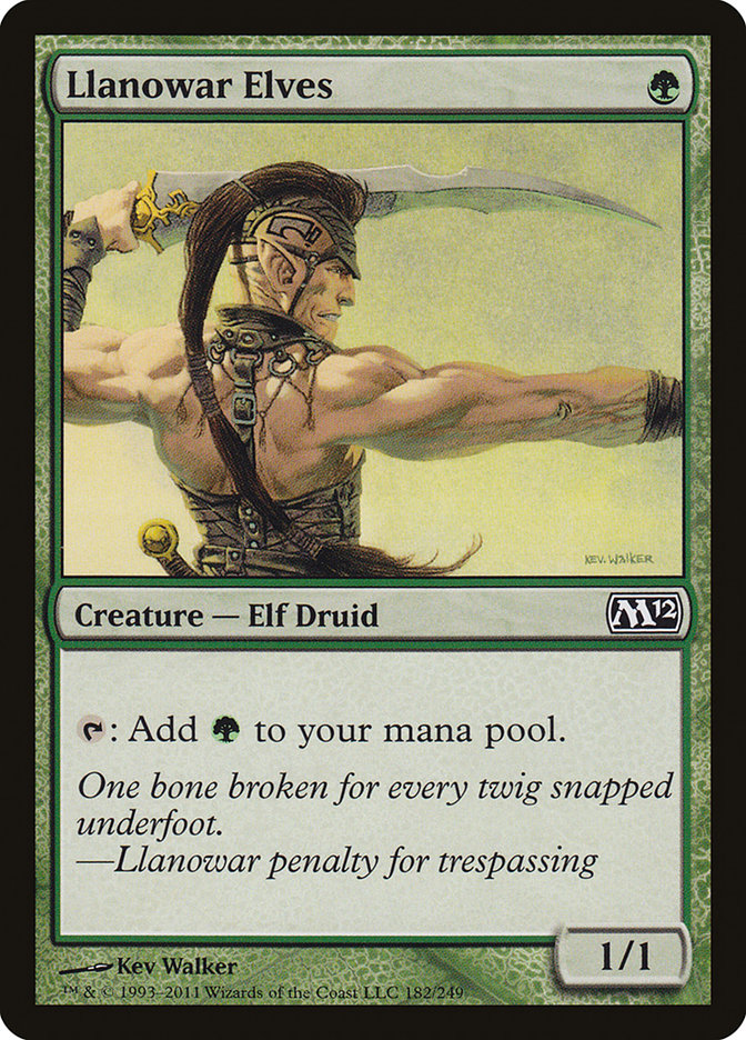 Llanowar Elves [Magic 2012] | Shuffle n Cut Hobbies & Games