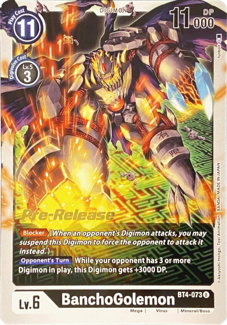 BanchoGolemon [BT4-073] [Great Legend Pre-Release Promos] | Shuffle n Cut Hobbies & Games