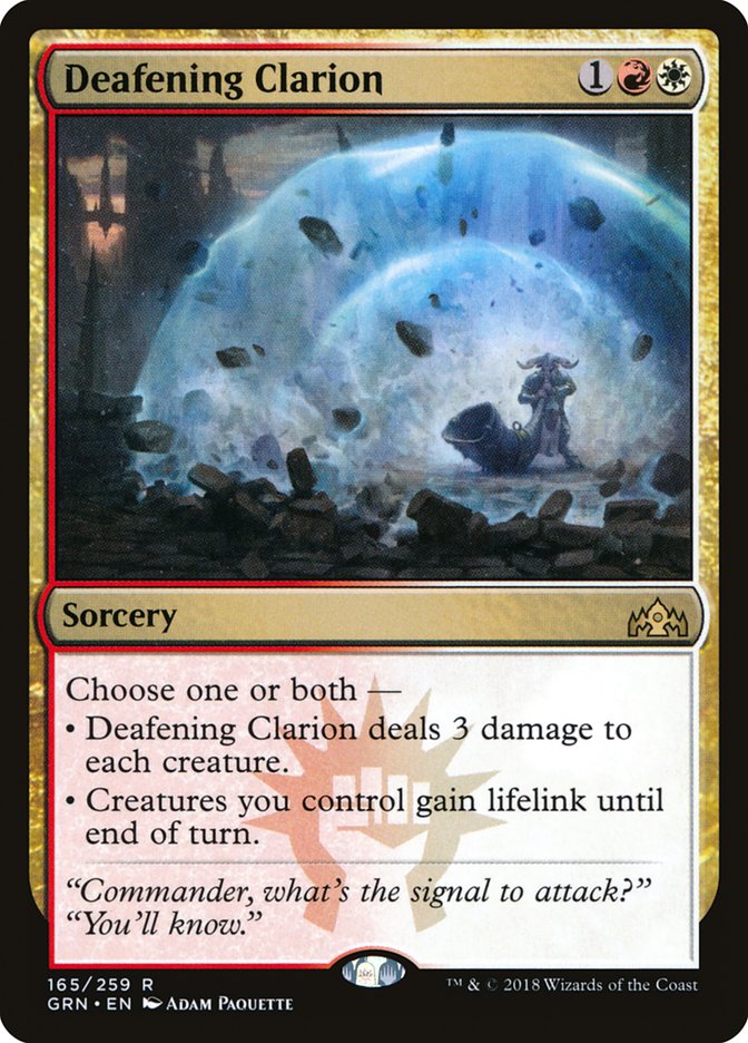 Deafening Clarion [Guilds of Ravnica] | Shuffle n Cut Hobbies & Games