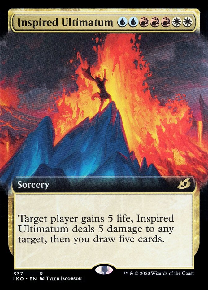 Inspired Ultimatum (Extended Art) [Ikoria: Lair of Behemoths] | Shuffle n Cut Hobbies & Games