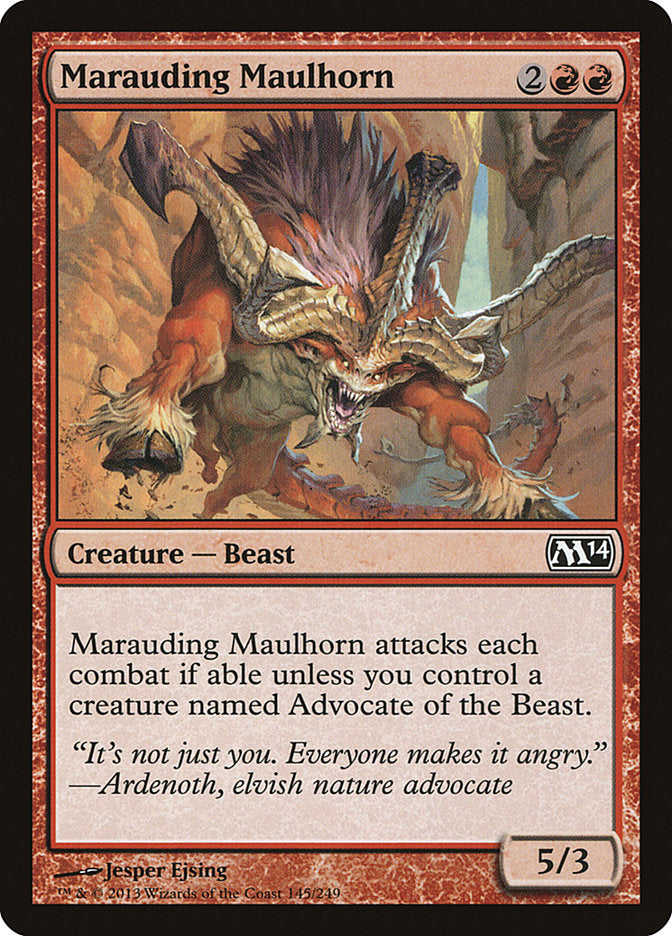 Marauding Maulhorn [Magic 2014] | Shuffle n Cut Hobbies & Games
