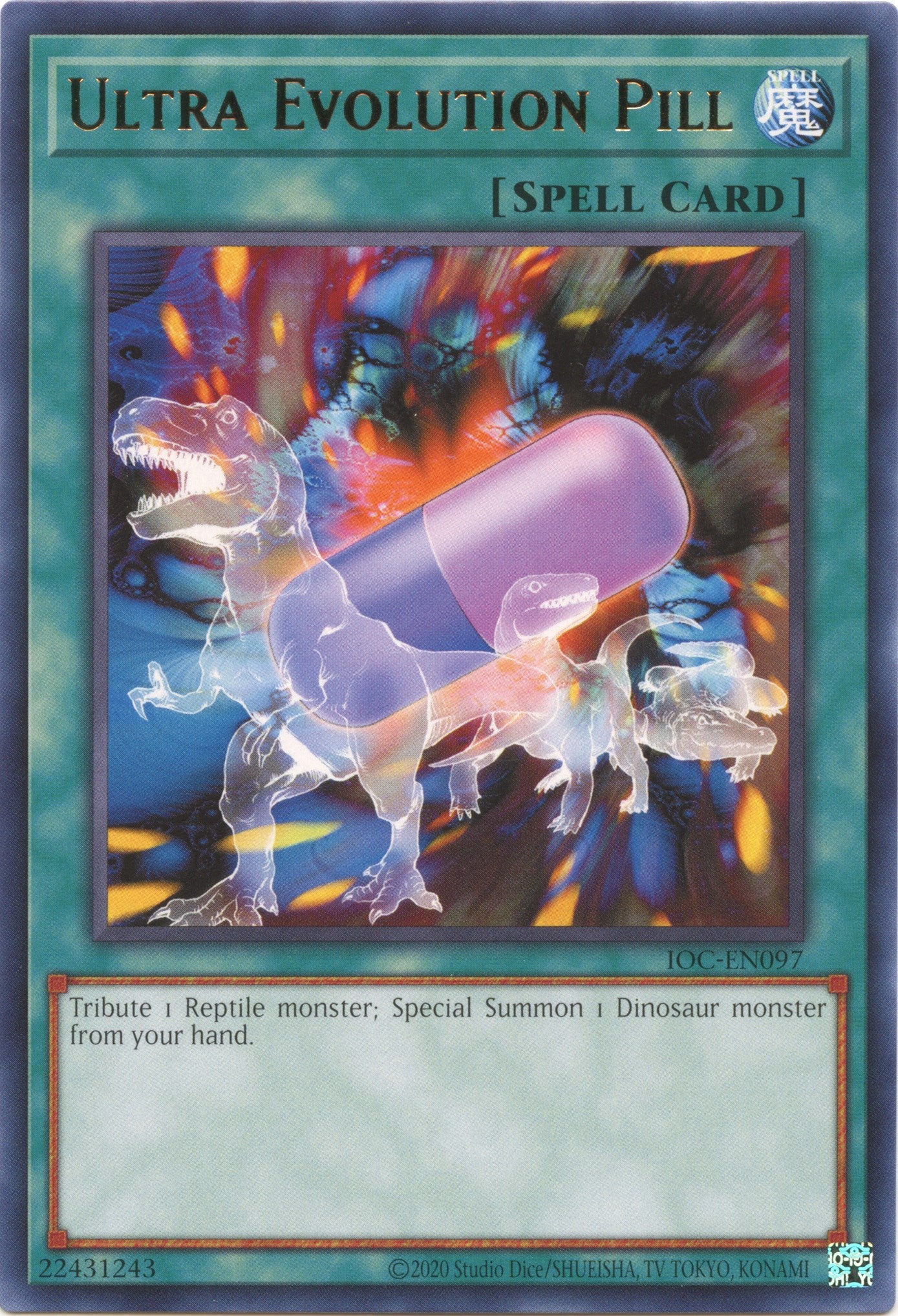Ultra Evolution Pill (25th Anniversary) [IOC-EN097] Rare | Shuffle n Cut Hobbies & Games