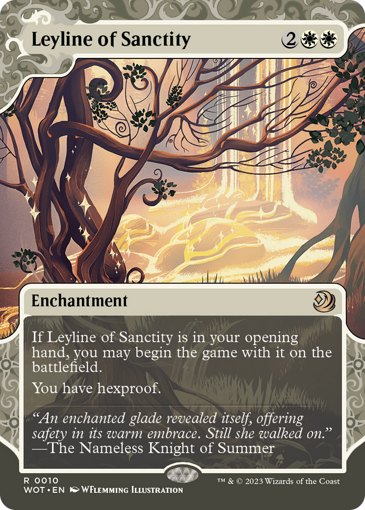 Leyline of Sanctity [Wilds of Eldraine: Enchanting Tales] | Shuffle n Cut Hobbies & Games