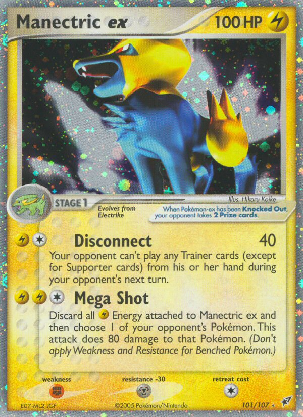 Manectric ex (101/107) [EX: Deoxys] | Shuffle n Cut Hobbies & Games