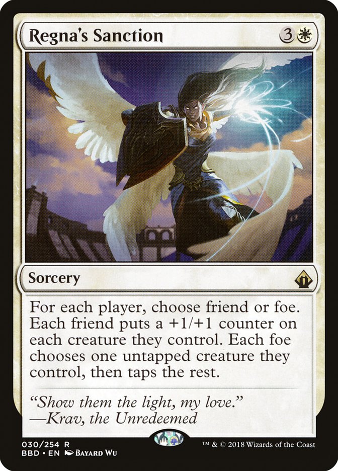 Regna's Sanction [Battlebond] | Shuffle n Cut Hobbies & Games