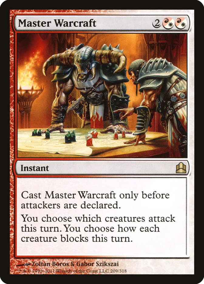 Master Warcraft [Commander 2011] | Shuffle n Cut Hobbies & Games