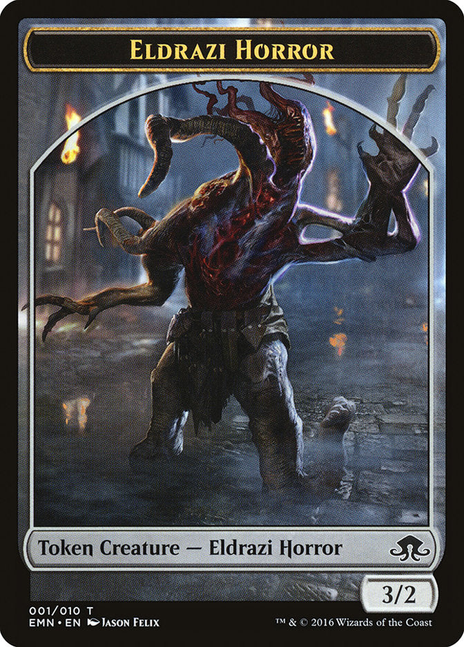 Eldrazi Horror Token [Eldritch Moon Tokens] | Shuffle n Cut Hobbies & Games