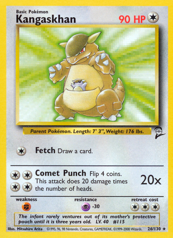 Kangaskhan (26/130) [Base Set 2] | Shuffle n Cut Hobbies & Games