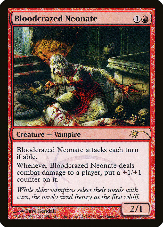 Bloodcrazed Neonate [Wizards Play Network 2011] | Shuffle n Cut Hobbies & Games
