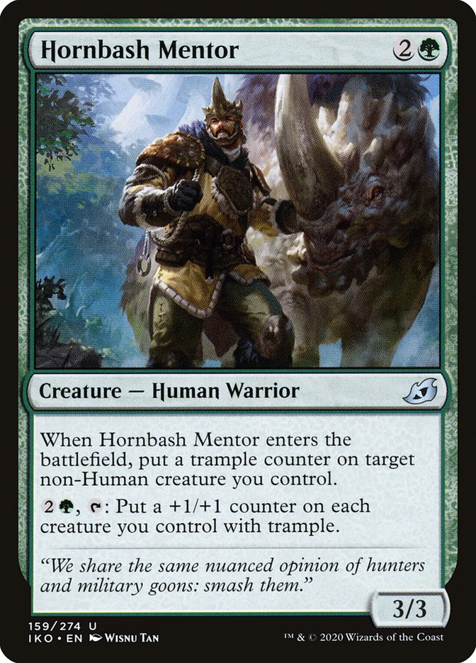 Hornbash Mentor [Ikoria: Lair of Behemoths] | Shuffle n Cut Hobbies & Games