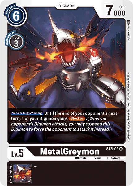 MetalGreymon [ST5-09] [Starter Deck: Machine Black] | Shuffle n Cut Hobbies & Games