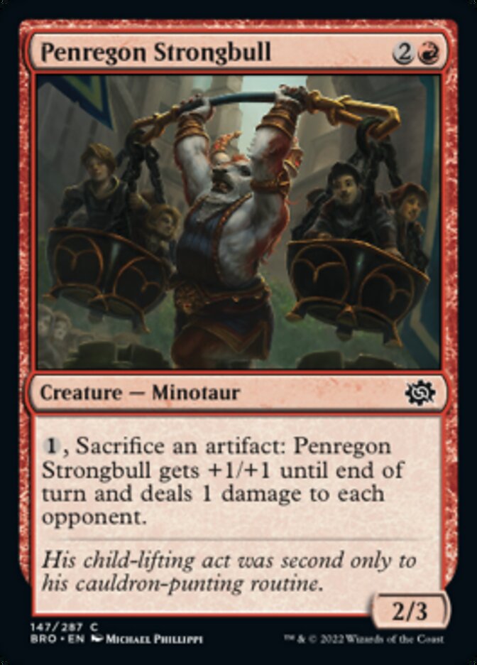 Penregon Strongbull [The Brothers' War] | Shuffle n Cut Hobbies & Games