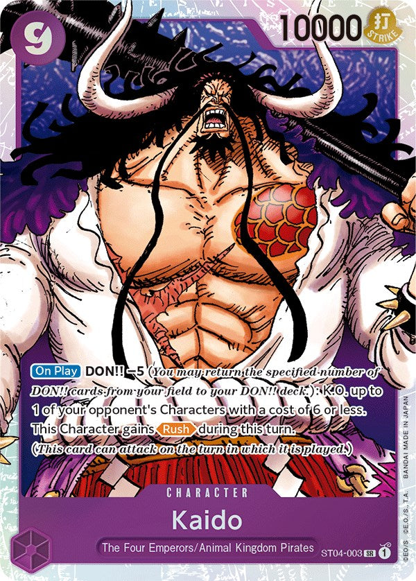 Kaido (003) [Starter Deck: Animal Kingdom Pirates] | Shuffle n Cut Hobbies & Games
