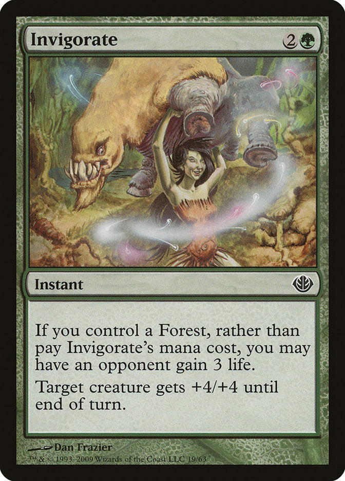 Invigorate [Duel Decks: Garruk vs. Liliana] | Shuffle n Cut Hobbies & Games