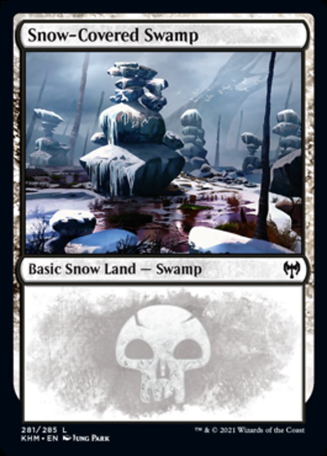 Snow-Covered Swamp (281) [Kaldheim] | Shuffle n Cut Hobbies & Games
