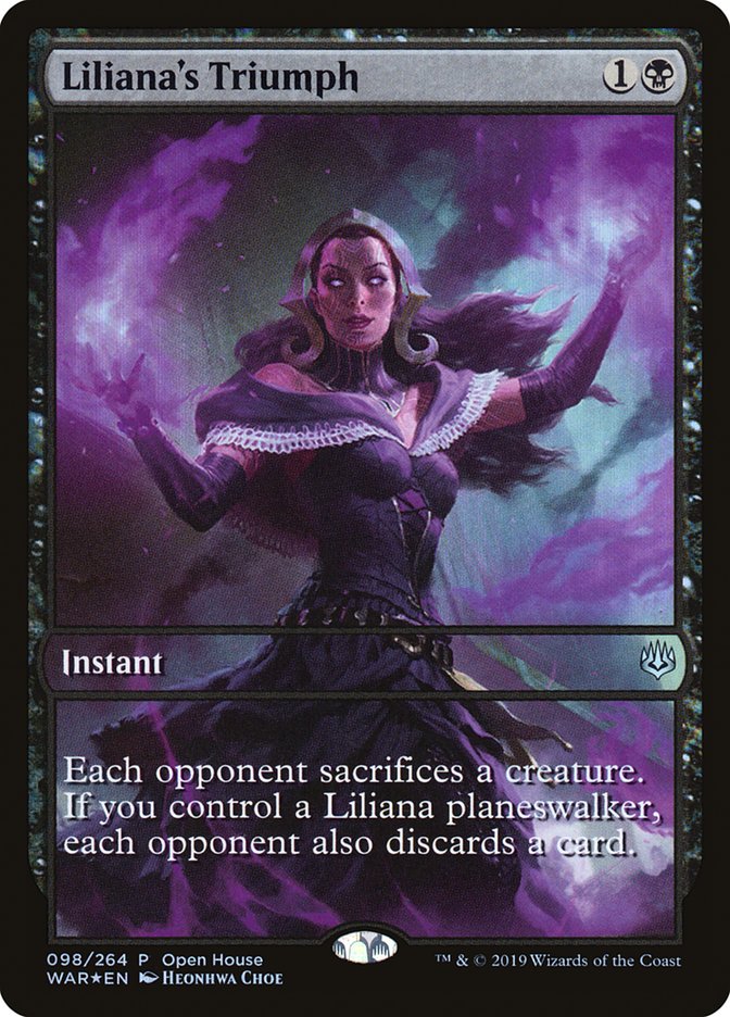 Liliana's Triumph (Open House) [War of the Spark Promos] | Shuffle n Cut Hobbies & Games
