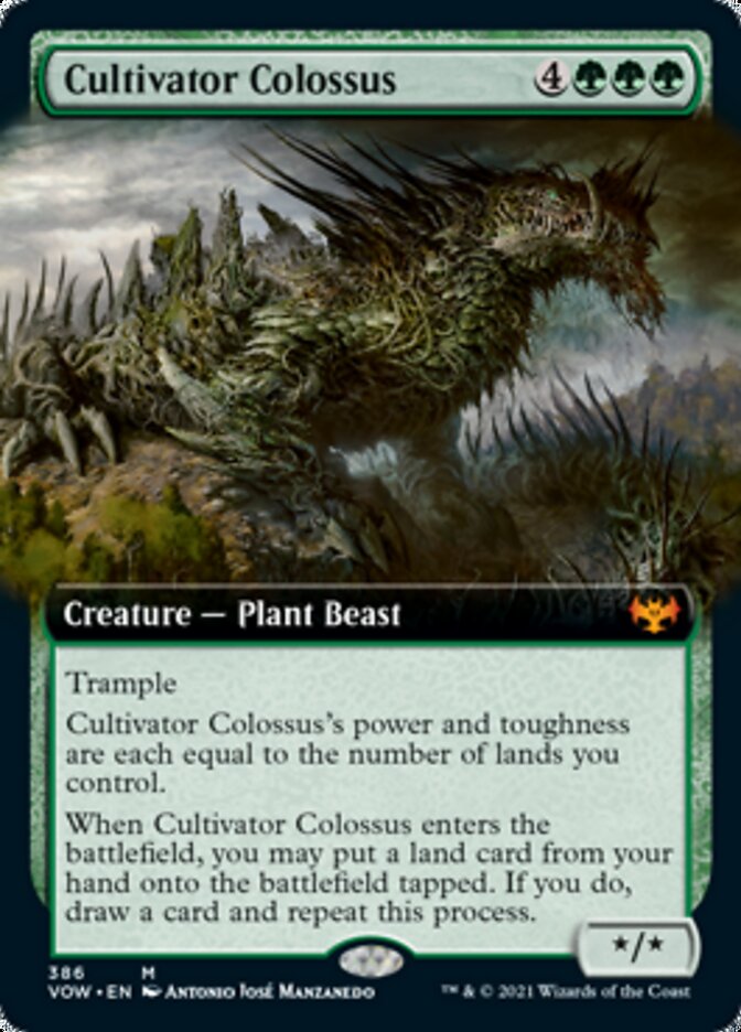 Cultivator Colossus (Extended Art) [Innistrad: Crimson Vow] | Shuffle n Cut Hobbies & Games