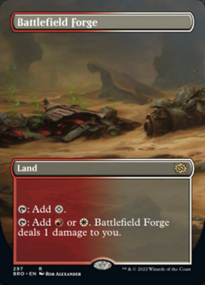 Battlefield Forge (Borderless Alternate Art) [The Brothers' War] | Shuffle n Cut Hobbies & Games