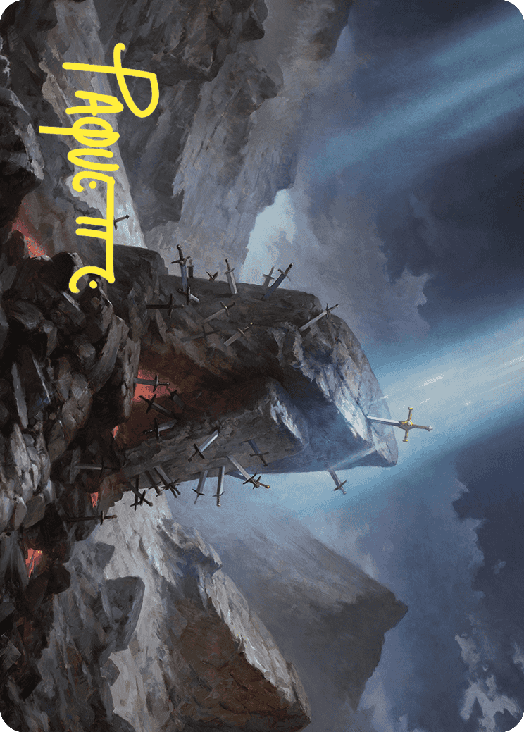 The Irencrag Art Card (Gold-Stamped Signature) [Wilds of Eldraine Art Series] | Shuffle n Cut Hobbies & Games