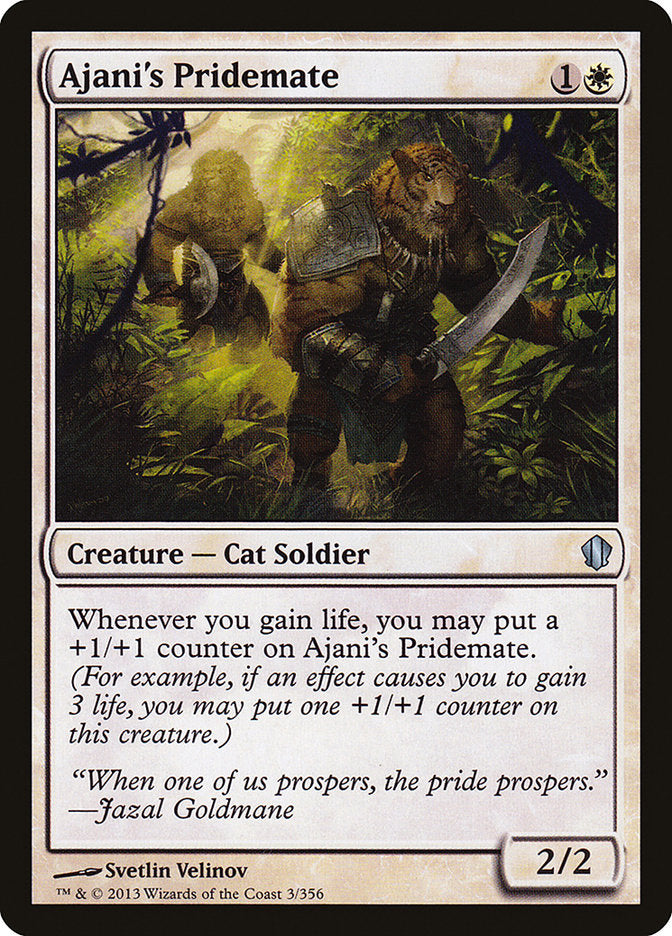 Ajani's Pridemate [Commander 2013] | Shuffle n Cut Hobbies & Games