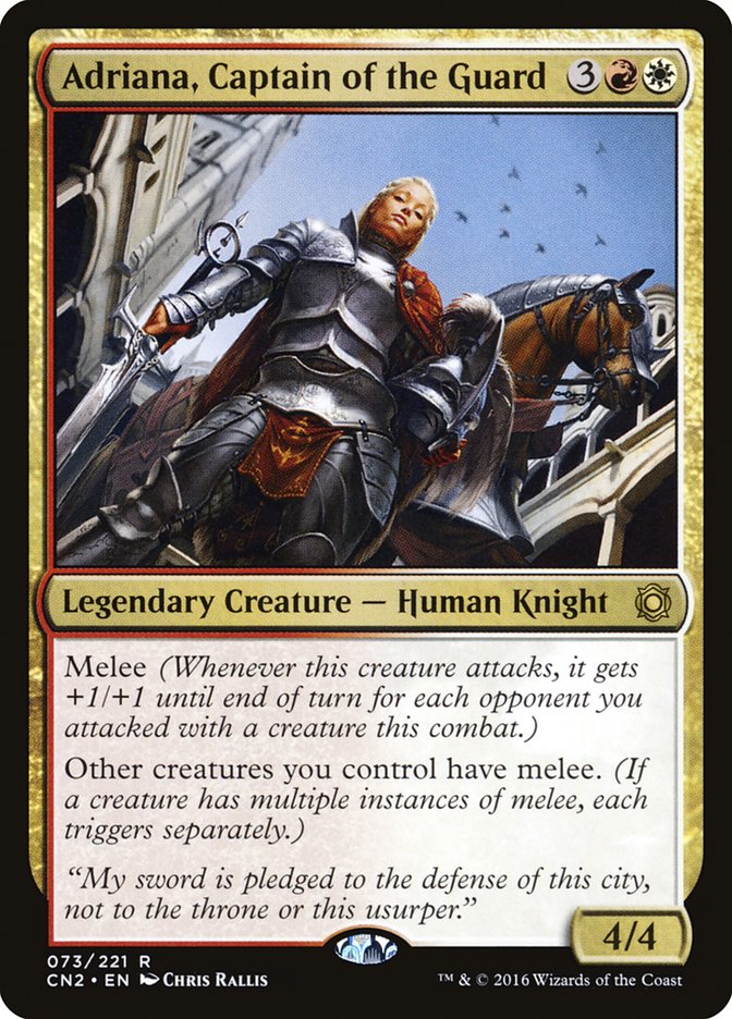 Adriana, Captain of the Guard [Conspiracy: Take the Crown] | Shuffle n Cut Hobbies & Games
