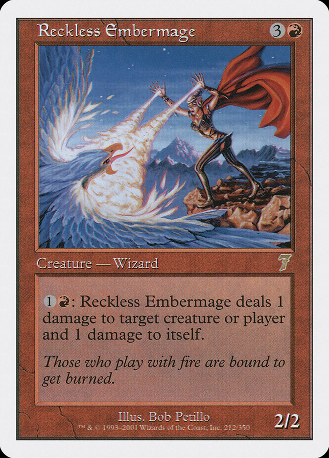 Reckless Embermage [Seventh Edition] | Shuffle n Cut Hobbies & Games