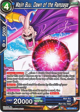 Majin Buu, Dawn of the Rampage [BT3-050] | Shuffle n Cut Hobbies & Games