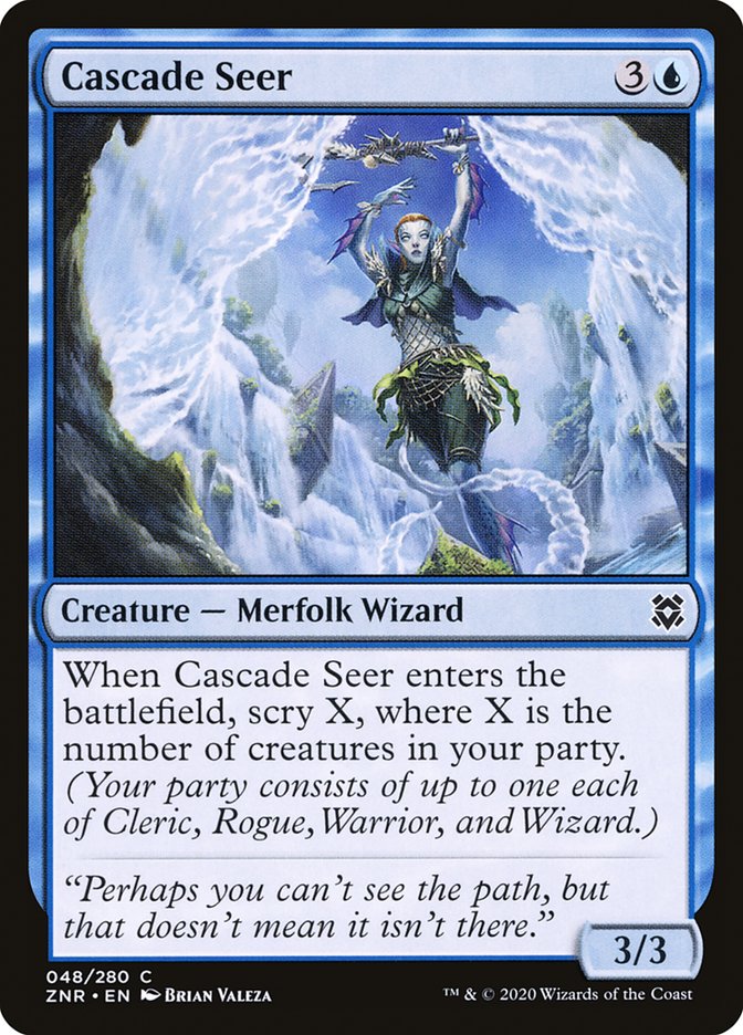 Cascade Seer [Zendikar Rising] | Shuffle n Cut Hobbies & Games