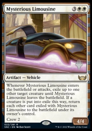 Mysterious Limousine (Promo Pack) [Streets of New Capenna Promos] | Shuffle n Cut Hobbies & Games