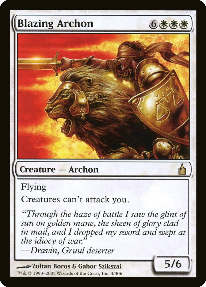 Blazing Archon [Ravnica: City of Guilds] | Shuffle n Cut Hobbies & Games