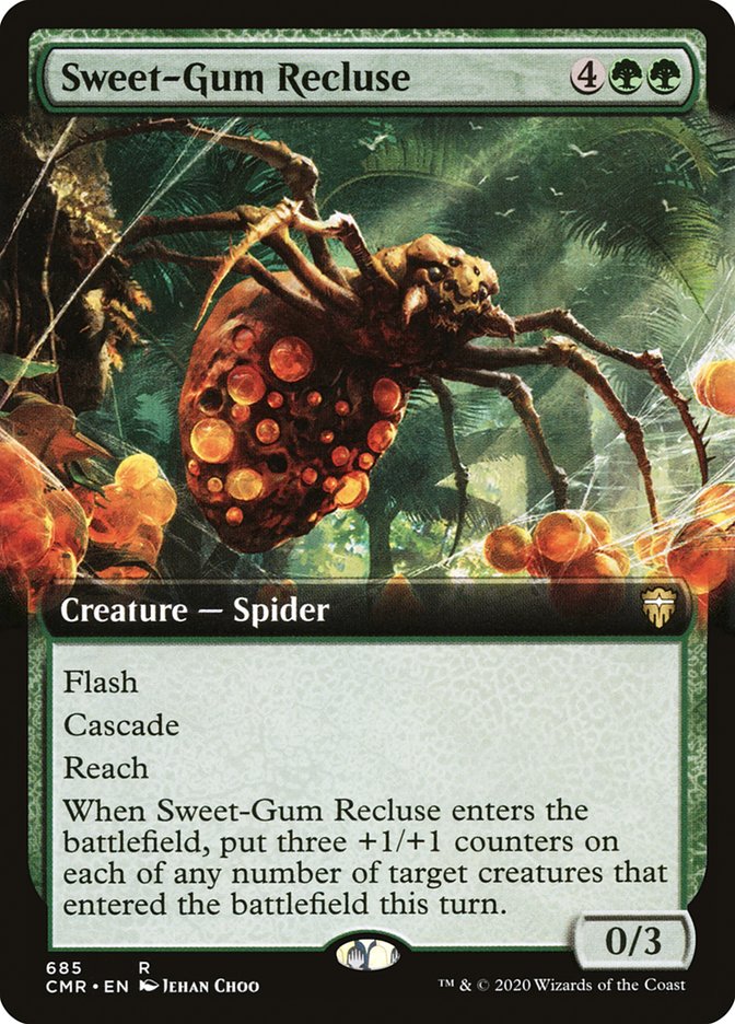 Sweet-Gum Recluse (Extended Art) [Commander Legends] | Shuffle n Cut Hobbies & Games