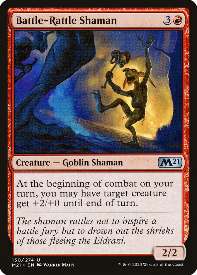 Battle-Rattle Shaman [Core Set 2021] | Shuffle n Cut Hobbies & Games