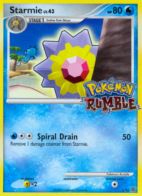 Starmie (5/16) [Pokémon Rumble] | Shuffle n Cut Hobbies & Games