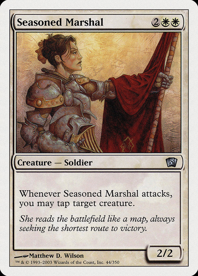 Seasoned Marshal [Eighth Edition] | Shuffle n Cut Hobbies & Games