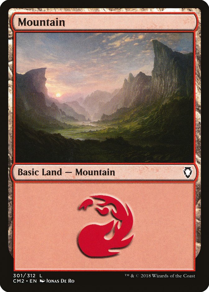 Mountain (301) [Commander Anthology Volume II] | Shuffle n Cut Hobbies & Games