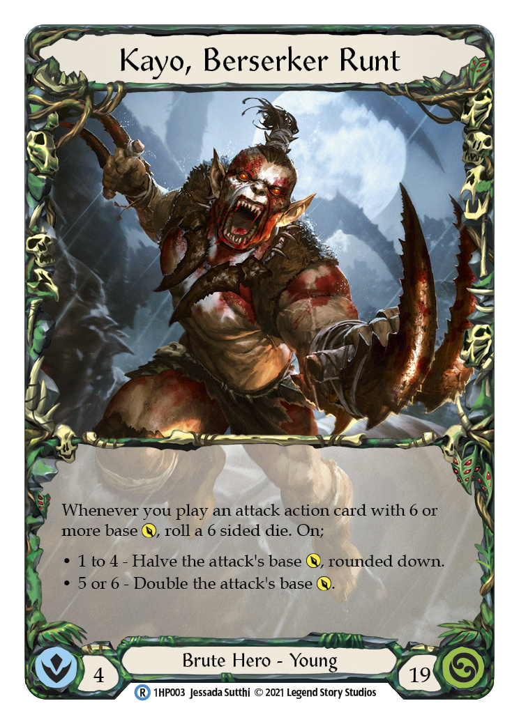 Kayo, Berserker Runt [1HP003] | Shuffle n Cut Hobbies & Games