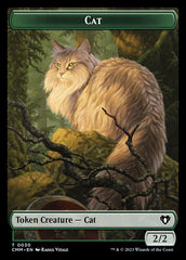 Eldrazi // Cat (0030) Double-Sided Token [Commander Masters Tokens] | Shuffle n Cut Hobbies & Games