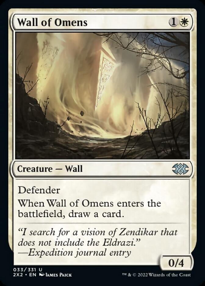 Wall of Omens [Double Masters 2022] | Shuffle n Cut Hobbies & Games
