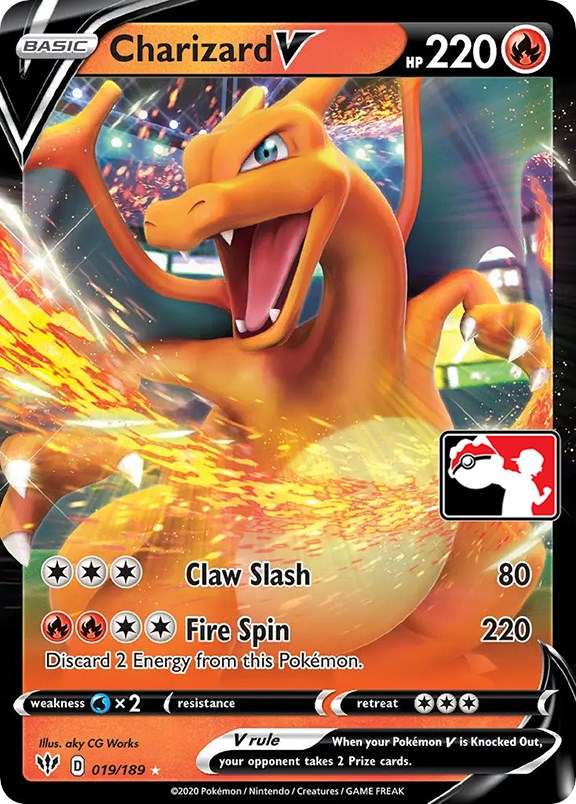 Charizard V (019/189) [Prize Pack Series One] | Shuffle n Cut Hobbies & Games