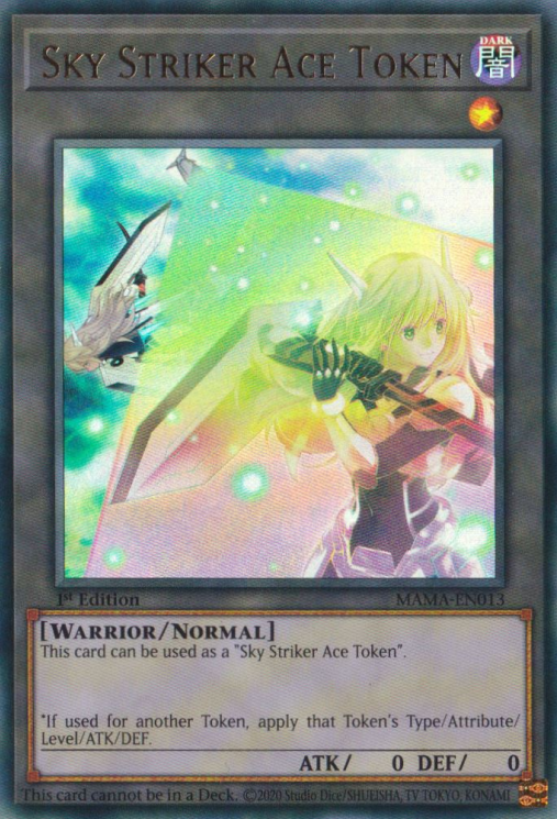 Token: Sky Striker Ace [MAMA-EN013] Ultra Rare | Shuffle n Cut Hobbies & Games