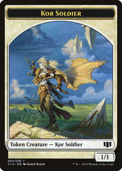 Kor Soldier // Pegasus Double-Sided Token [Commander 2014 Tokens] | Shuffle n Cut Hobbies & Games