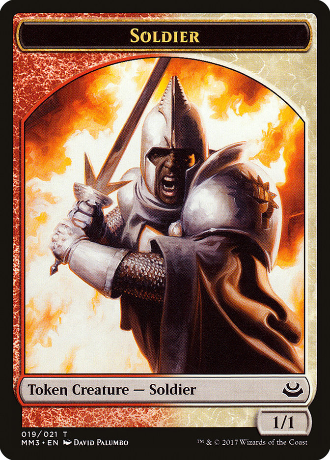 Soldier Token (019/021) [Modern Masters 2017 Tokens] | Shuffle n Cut Hobbies & Games