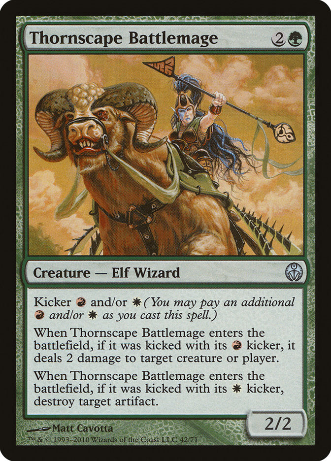 Thornscape Battlemage [Duel Decks: Phyrexia vs. the Coalition] | Shuffle n Cut Hobbies & Games