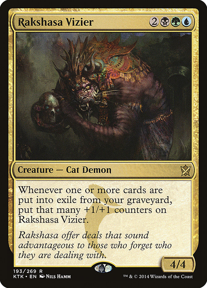 Rakshasa Vizier [Khans of Tarkir] | Shuffle n Cut Hobbies & Games