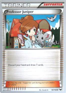Professor Juniper (98/108) (Terraki-Mewtwo - Shuto Itagaki) [World Championships 2012] | Shuffle n Cut Hobbies & Games