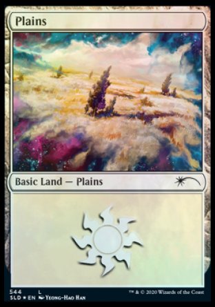 Plains (Enchanted) (544) [Secret Lair Drop Promos] | Shuffle n Cut Hobbies & Games