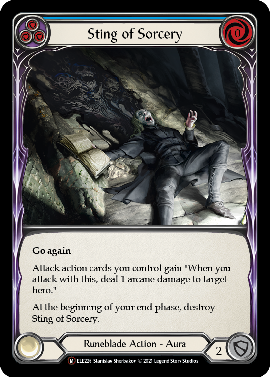 Sting of Sorcery [U-ELE226] Unlimited Normal | Shuffle n Cut Hobbies & Games