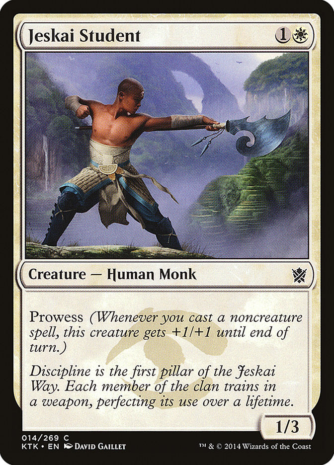 Jeskai Student [Khans of Tarkir] | Shuffle n Cut Hobbies & Games